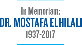 In Memoriam: DR. MOSTAFA ELHILALI 1937-2017