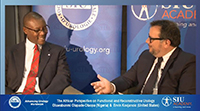 Dr. Ervin Kocjancic (United States) interviews Dr. Oluwabunmi Olapade-Olaopa (Nigeria)